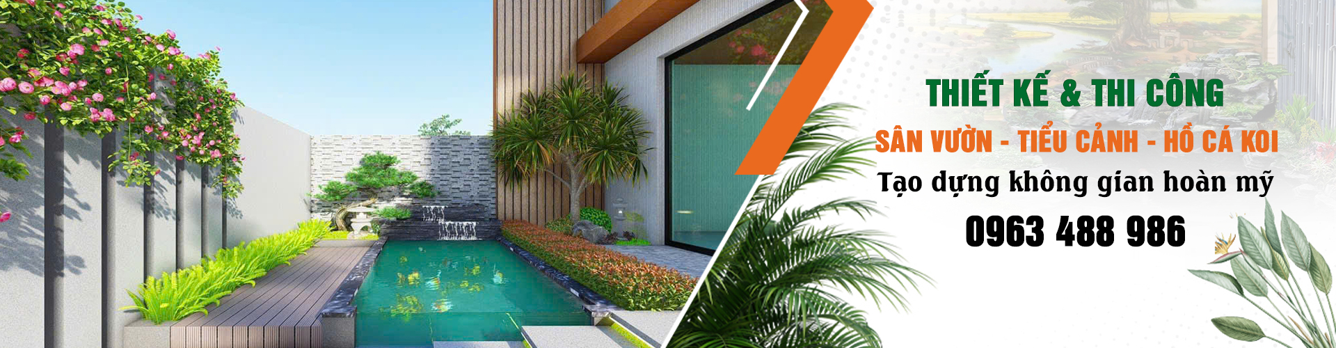 Thiết kế thi công hồ cá koi